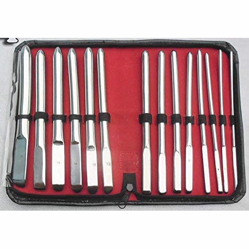 Single End, Stainless Steel, Dilators, 8 Pcs set