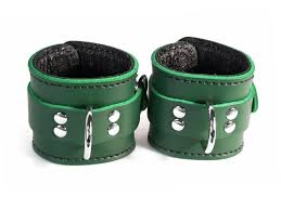 Green Leather Cuff